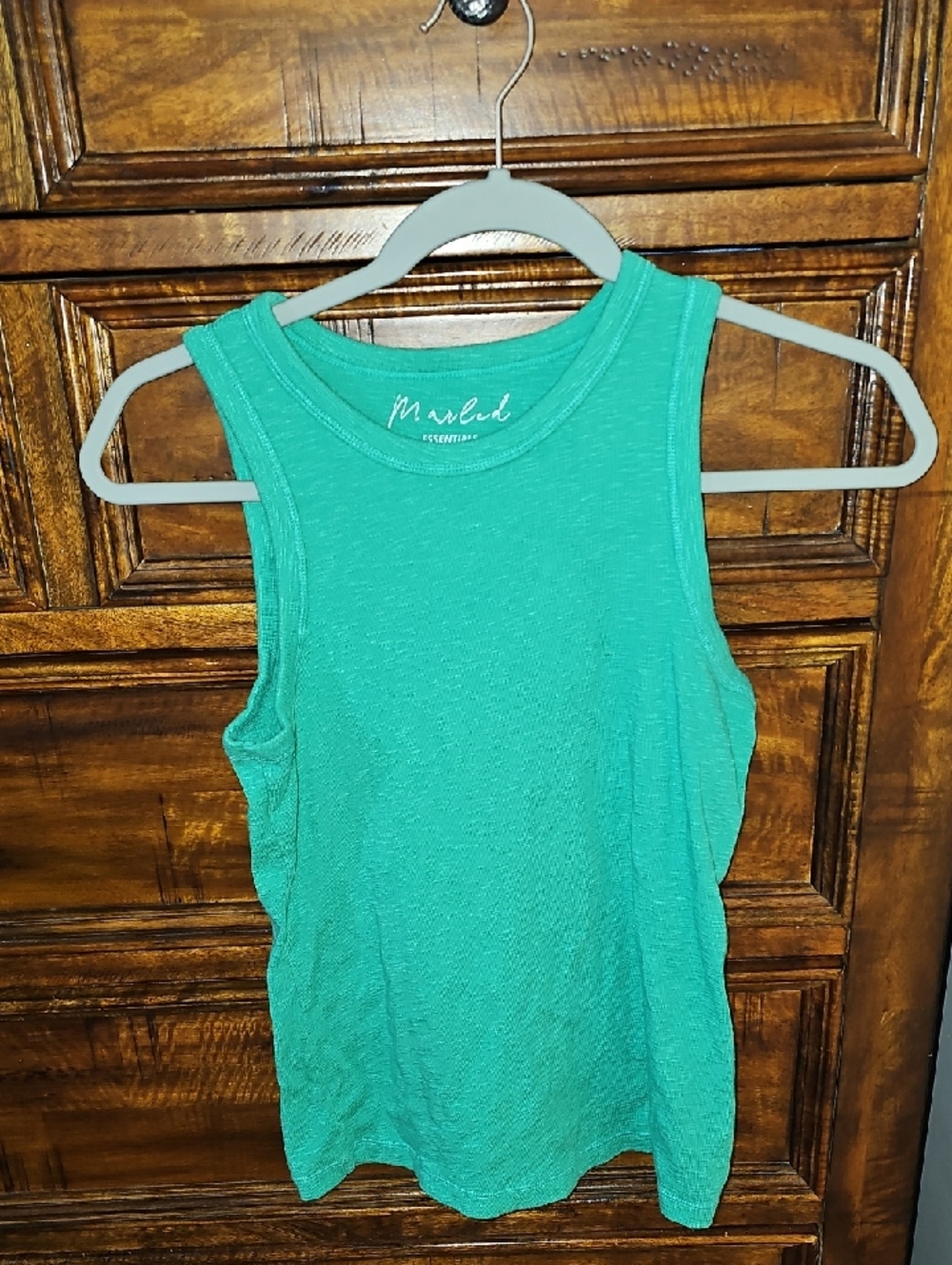 Marled Essentials Womens Sz Small Green Tank Top. Great Condition!!